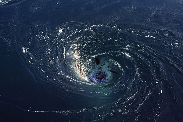 Depression can feel like a giant whirlpool, dragging us ceaselessly under into the brine. (Rex Features)