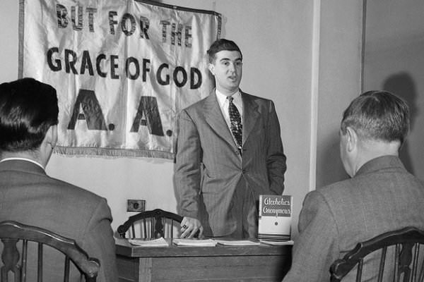 Twelve-step meetings have been one of the primary relapse prevention tools since the 1930s, and many still swear by them today. (Bettmann/CORBIS)