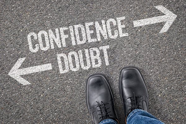 We will often find that our reservations straddle the line between doubt and confidence. Doubt in the value of sobriety, and confidence that our flawed way of life is working for us. (Zerbor/Shutterstock)
