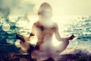 If you are telling your story to others, then you have likely undergone your spiritual awakening. Be sure to talk about how this happened. (brickrena/Shutterstock) Women-Sitting-Meditating-Beach-Telling-Your-Story