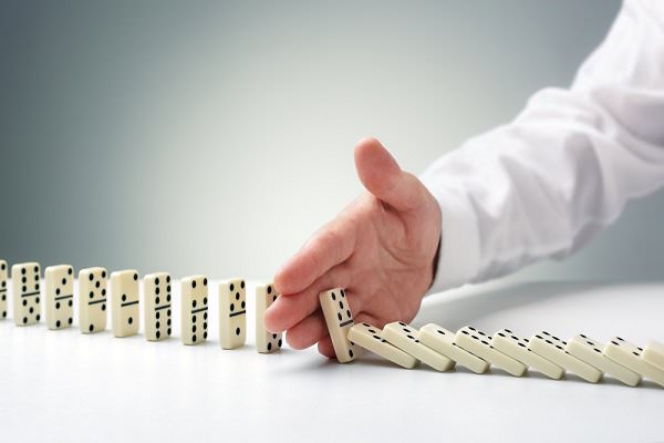 We cannot let a single conflict lead to a domino effect of dysfunction in our lives. (Brian A Jackson/Shutterstock)
