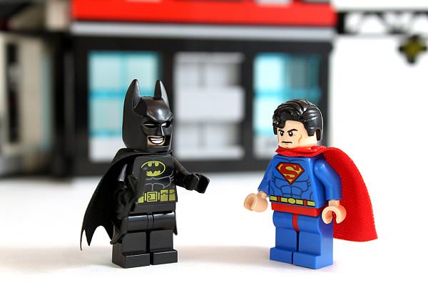 Superheroes such as Batman and Superman are often fairly strong examples of diligence. (cjmacer/Shutterstock)