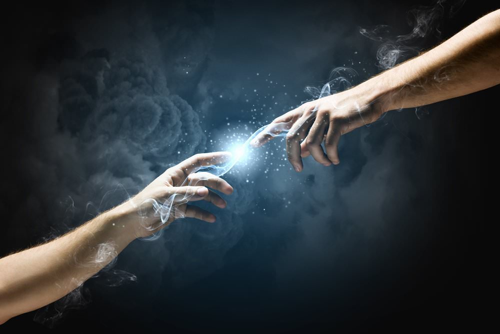 We must find a way of getting in touch with some sort of Higher Power. (Sergey Nivens/Shutterstock)