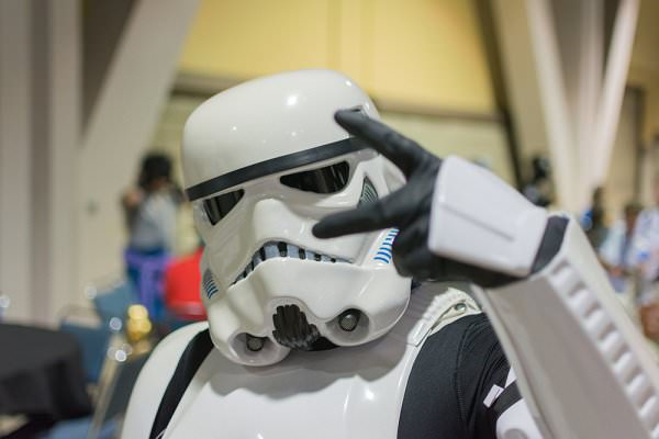 Even this trooper is learning to embrace the light side. There’s hope for everyone. (betto rodrigues/Shutterstock)