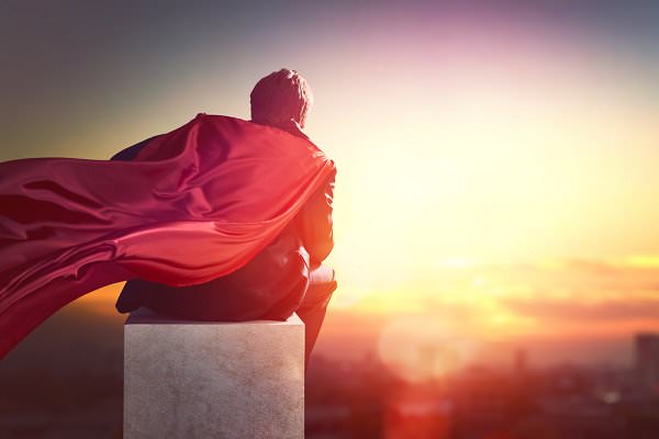 Heroes are not defined by superpowers, but rather by their determination to stand for that in which we believe. When we stand up for ourselves, we become everyday heroes through this same sense of determination. (Yuganov Konstantin/Shutterstock)
