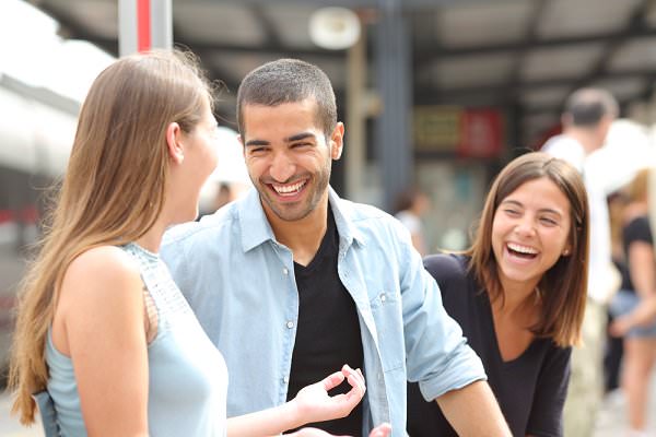 On the whole, it isn’t that difficult to steer clear of controversy and simply enjoy some pleasant conversations with our fellows. (Antonio Guillem/Shutterstock)